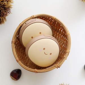 1+1 알로코리아 휴대용 충전식 손난로 보조배터리 알밤 + C타입 충전 케이블 세트, 베이지, WM503