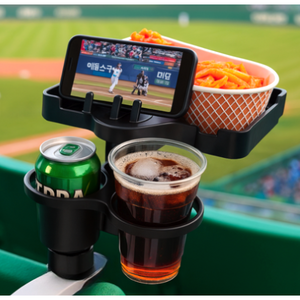 파밍굿즈 야빠테이블 야구장 휴대용 간이 테이블 차량용 컵홀더 트레이
