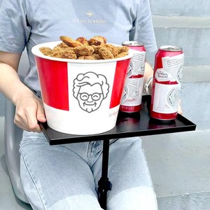 깔끔더하기 야구장 휴대용 접이식 미니트레이 간이테이블 L