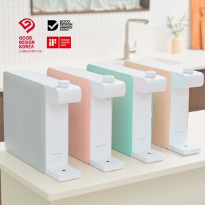 25년형 출시기념특가 퓨어발란스 무전원 직수 정수기 카운터탑 9단계 필터링 / 자가설치 / 1년치 필터포함, 코지 핑크