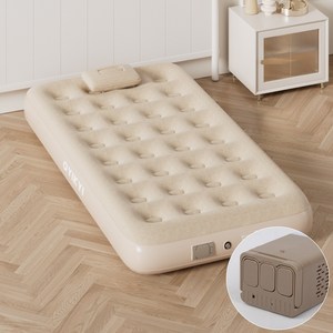 오이키 에어매트 캠핑 매트리스 에어펌프 내장 높이 25/40cm