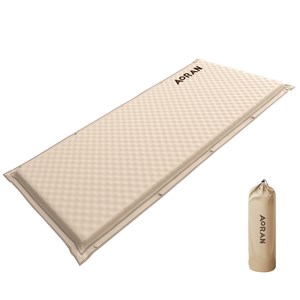 Aoran 캠핑침대 자충매트 방수 두꺼운 휴대용, 베이지