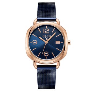 쥴리어스 여자 손목시계 여성메탈시계 메쉬밴드 여성시계 JA-1191
