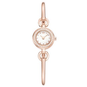 제이에스티나 여성용 티아라 뱅글 메탈 시계 + 케이스 + 쇼핑백 세트