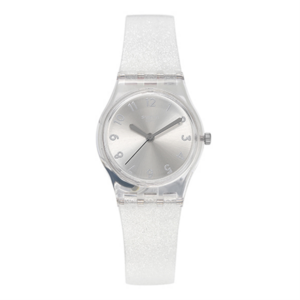 [스와치] 손목 시계 여성 젤리 SILVER GLISTAR LK343E