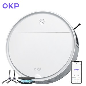 르팡 OKP 초소형스마트 로봇청소기 K5Pro ,흡입+물걸레 ,동급 최강 가성비, APP 한국어 지원, K5 Pro