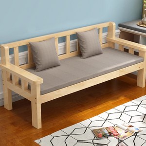 투윅스 원목 긴의자 벤치 의자 등받이 쿠션포함 2인 3인 4인 우드 나무 인테리어 거실 소파 쇼파, 오크