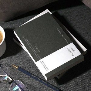 2026 딜라이트로그 기본 와이드 날짜형 먼슬리 위클리 26년 다이어리플래너 무지 직장인 업무용 다꾸 일기장 핸디, 와이드 / 고요한 서재의 숨결 gray