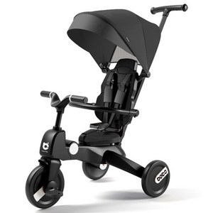 야야 유아세발자전거 보보 트라이크, 블랙(컵홀더 포함), 1개