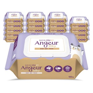 앙쥬르 실키 물티슈 캡형