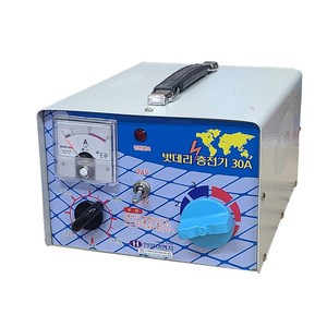 배터리충전기 24v/12v겸용 30A 수동전기충전기 인산철,리튬이온,연축전지 충전용