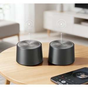 SEVOREN 사운드팝 홀더 맥세이프 미니 휴대용 블루투스 스피커 Q8, 그래파이트