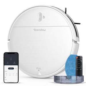 (최신버전) 틴도우 스마트 물걸레 로봇청소기+1년보증