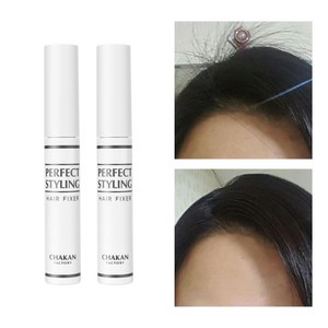 헤어픽서 볼륨 단백질 잔머리픽서 앞머리 고정 미용실, 8ml, 2개