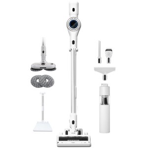 최신형 차이슨 무선 스틱 청소기 BLDC 진공청소기 + 물걸레 키트 + 평생AS