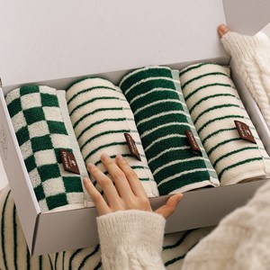 디어리얼 수건 200g 면사 4p 패키지 세트