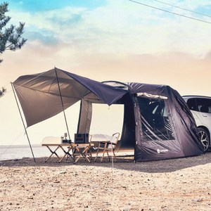 녹원 차박텐트 도킹쉘터 캠핑 방수 그늘막 타프세트 대형 6-8 인용