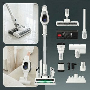 비브르 최신형 무선 청소기 흡입력 좋은 거치대 +물걸레+침구브러쉬 포함
