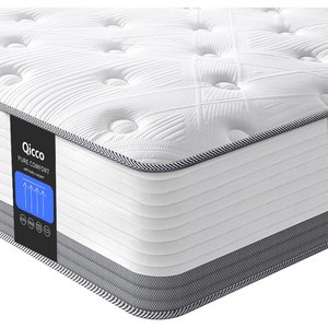 Qicco 침대 매트리스 무음 포켓스프링 바닥 매트리스, 20cm, 중간