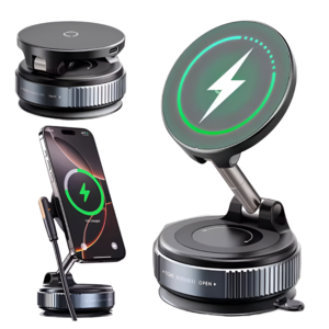 카로로 흡착식 고속 무선충전 맥세이프 차량용 핸드폰 거치대