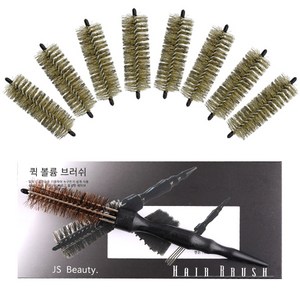 진성 퀵볼륨 브러쉬 돈모롤 브러쉬 빗 핸들1개 & 롤15개