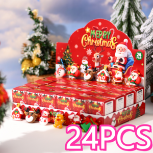ROOICE 크리스마스 선물24PCS 인형 키링세트DGREF-3