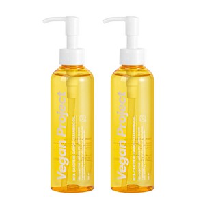 비건프로젝트 베타카로틴 당근 클렌징 오일, 2개, 200ml