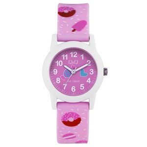 큐앤큐 아동용 아날로그 방수 교육 손목시계