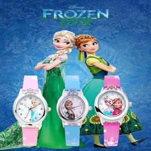 [산리오 헤어핀 증정] [당일출고] 유아동 엘사시계 안나시계 선물용 생일선물 추천 답례품 4color