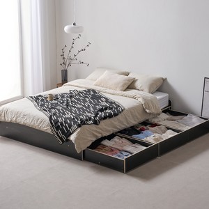 서울 소호 존 수납 무헤드 침대프레임 단품 방문설치