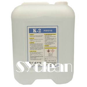 이레산업 K-2 18L 1개 백화제거제 적벽돌 석재건물 돌계단 타일바닥, 18L, 1개