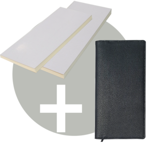 SANTA 버팔로PU 포켓 미니수첩 [48절]본품+속지2개 2026년식