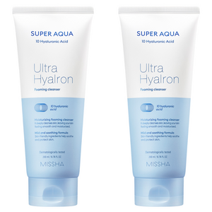 [2입기획] 미샤 수퍼 아쿠아 울트라 히알론 클렌징 폼