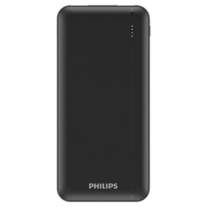 필립스 슬림 보조배터리 고속충전 10000mAh 멀티단자, 블랙, DLP1812PB