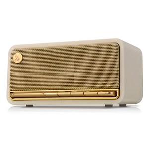 브리츠 하이엔드 무선 블루투스 스피커, BR-Vbutton, 화이트레더