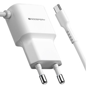 구스페리 5핀 일체형 가정용 충전기 1.2A, 화이트, 1개