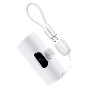 애니클리어 도킹형 고속 20W 휴대용 파워뱅크 잔량표시 보조배터리 10000mAh C타입