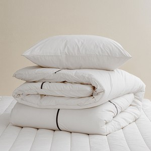 드리울 논퀼팅 무봉제 고밀도 순면 겨울 호텔이불