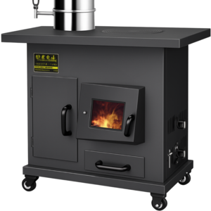 K-STORE 이동식 화목난로 오븐 난로 장작 가정용 화목난로 미니화목난로 캠핑난로 주물화목난로 실내용난로 불멍난로