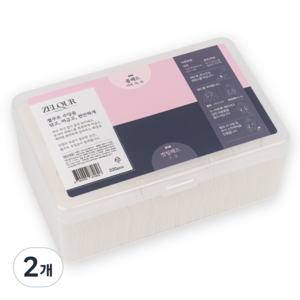 젤쿠르 수딩솜 늘어나는 화장솜 머미팩 토너팩, 2개, 220매입