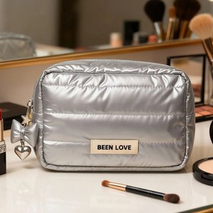 카스피아 메이크업 충격 보호 여행용 화장품 방수 여성 파우치