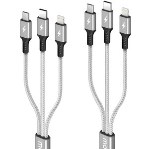 모잇 3in1 멀티 고속충전 케이블