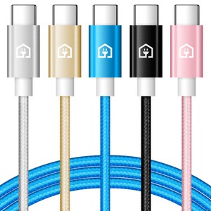 홈플래닛 패브릭 고속충전케이블 C타입