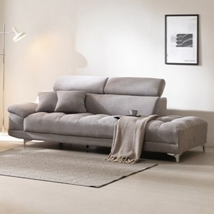 파로마 올랜도 아쿠아텍스 3인용 소파 + 스툴 세트 방문설치