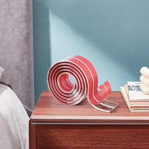 나인밸리 심플 PVC 모서리 보호대 2M 대용량, 투명, 6개