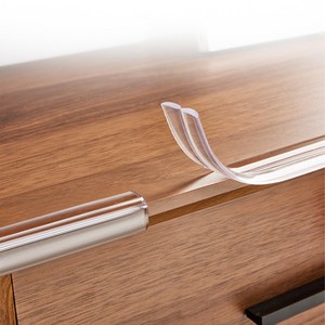 나인밸리 심플 PVC 모서리 보호대 2M 대용량, 투명, 5개