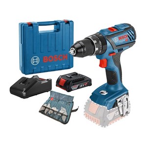 보쉬 충전 해머 전동드릴 GSB18V-28 (2.0Ah 1배터리,100P)+1P