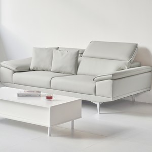 도모 로안 무빙헤드 천연 소가죽 3인용 소파 + 쿠션 2p 방문설치