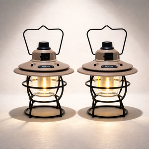 [1 + 1] 캠핑 조명 2종 세트 엘린 C타입 2000mAh 충전식 무선 LED 3가지 색상 무드등