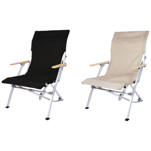 로우체어 접이식 경량 캠핑 의자 BEARCURZ, 1개, 로우 검정